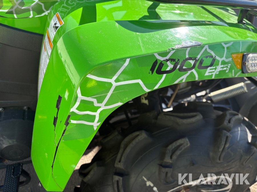 ATV Arctic Cat Mud Pro 1000 EFI med snöplog