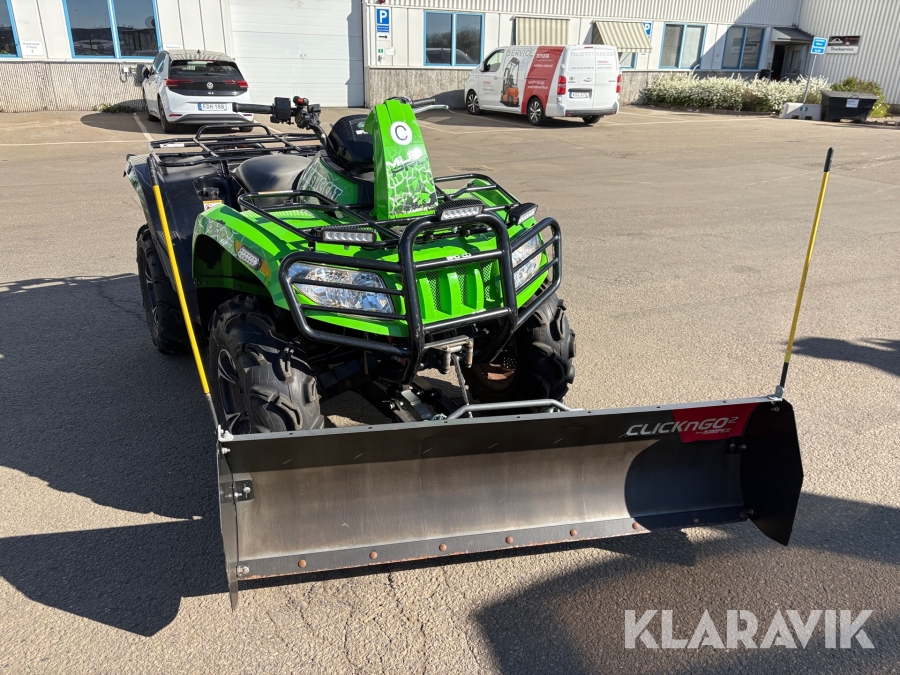 ATV Arctic Cat Mud Pro 1000 EFI med snöplog