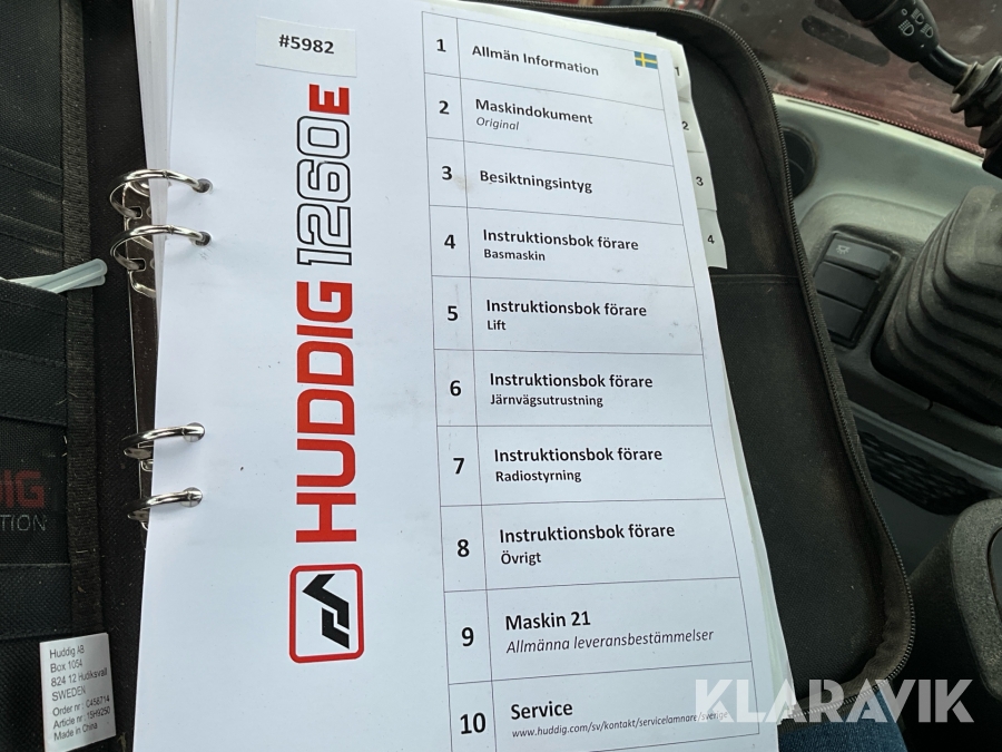 Grävlastare Huddig 1260E