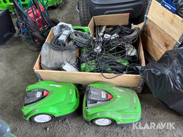 Robotgräsklippare Viking iMove 3 st med reservdelar