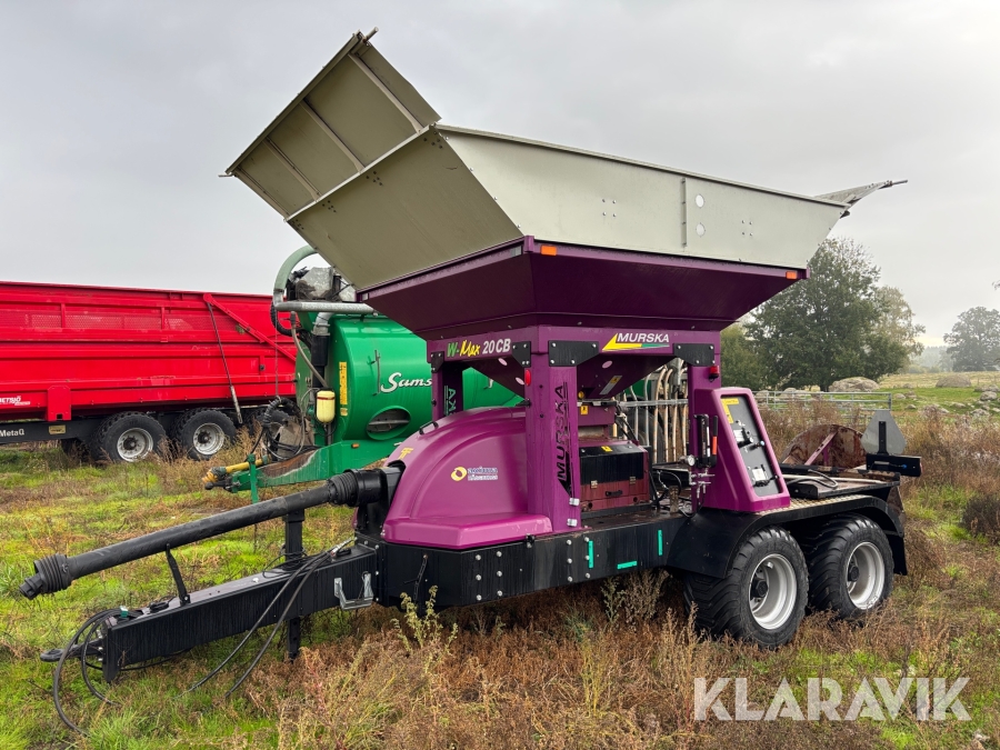 Spannmålskross Murska W-Max 20CB - med diskar
