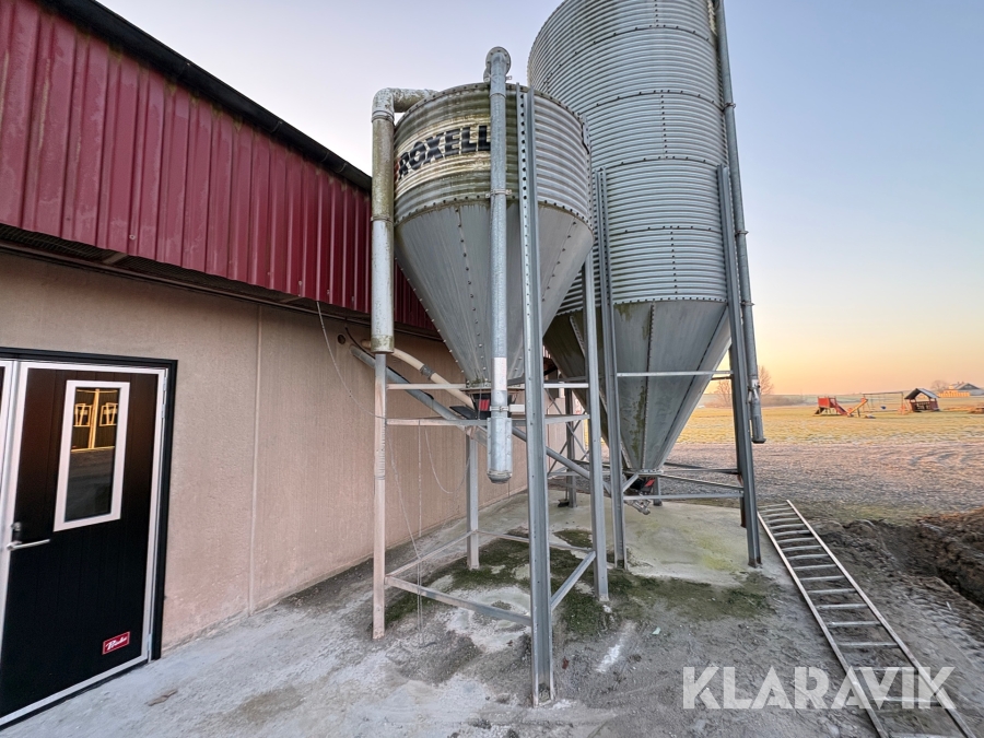 Silo Roxell med inmatningsskruv och motor 1st