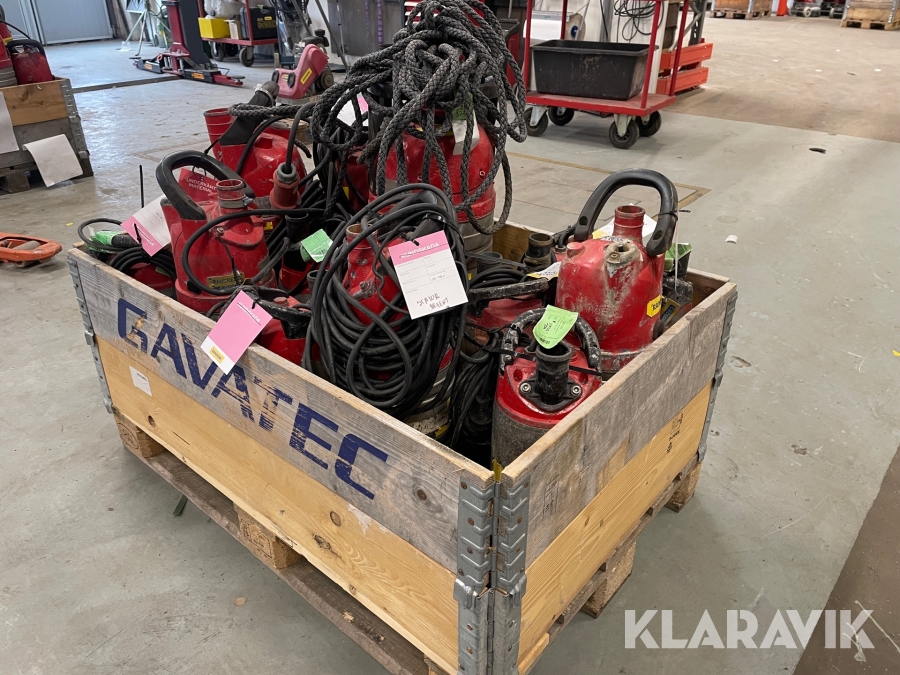 Diverse länspumpar Grindex