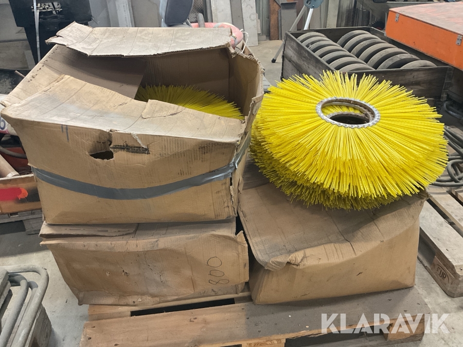 Borstringar till sopvals Nordhs Borstfabrik 600/175PP2.2