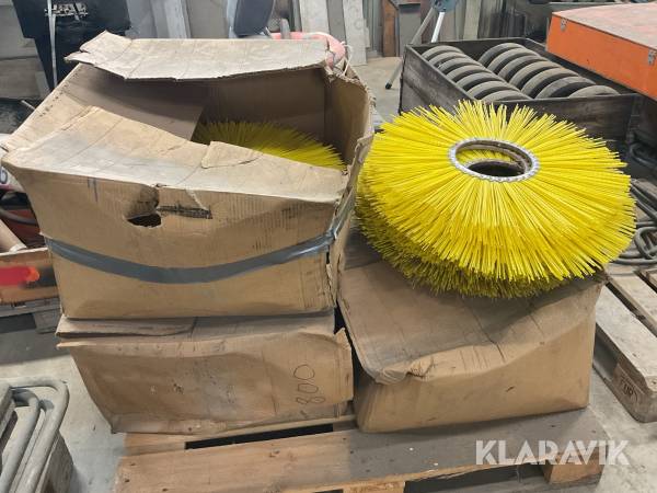 Borstringar till sopvals Nordhs Borstfabrik 600/175PP2.2