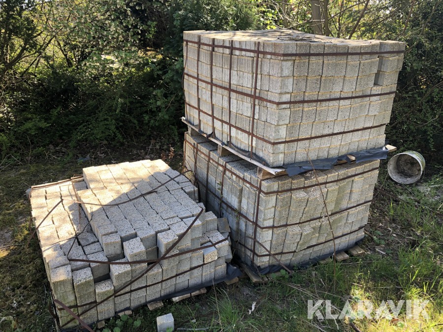 Marksten gatsten betong ca 70m3
