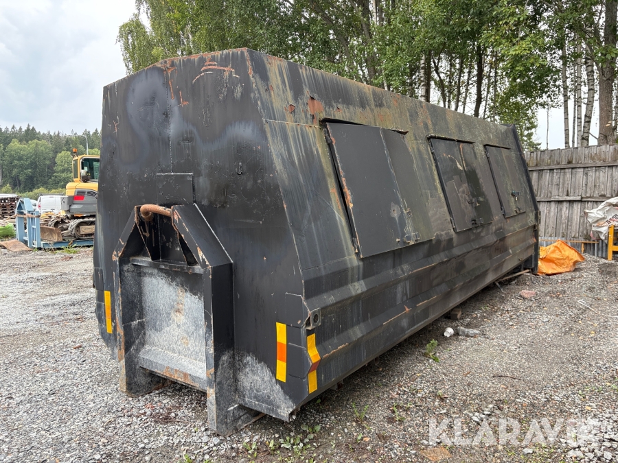 Container på lastväxlarram