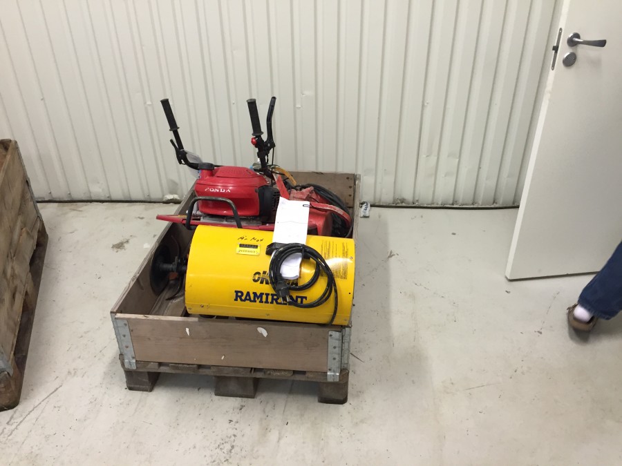 LUFTVÄRMARE, JORDFRÄS & CENTRIFUGALPUMP