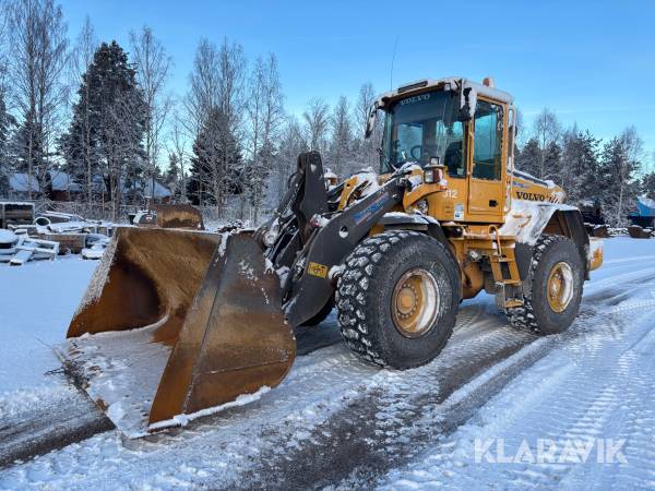 Hjullastare Volvo L90E med våg & skopa