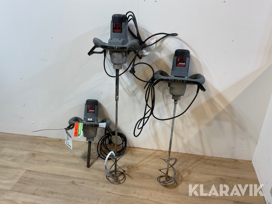 Bruksomrörare Niko BM 1600 3 st
