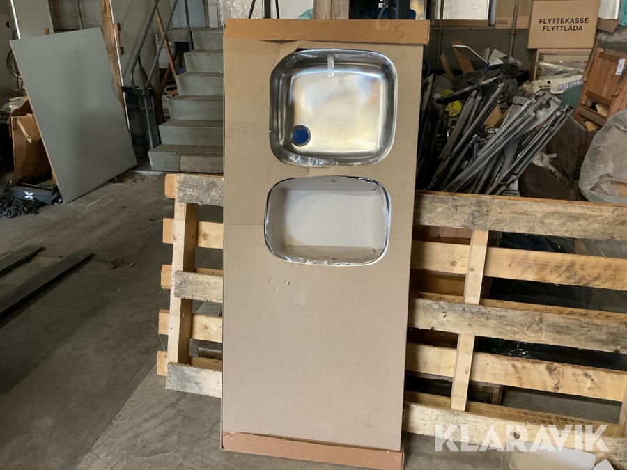 Diskbänk blank 1,4m