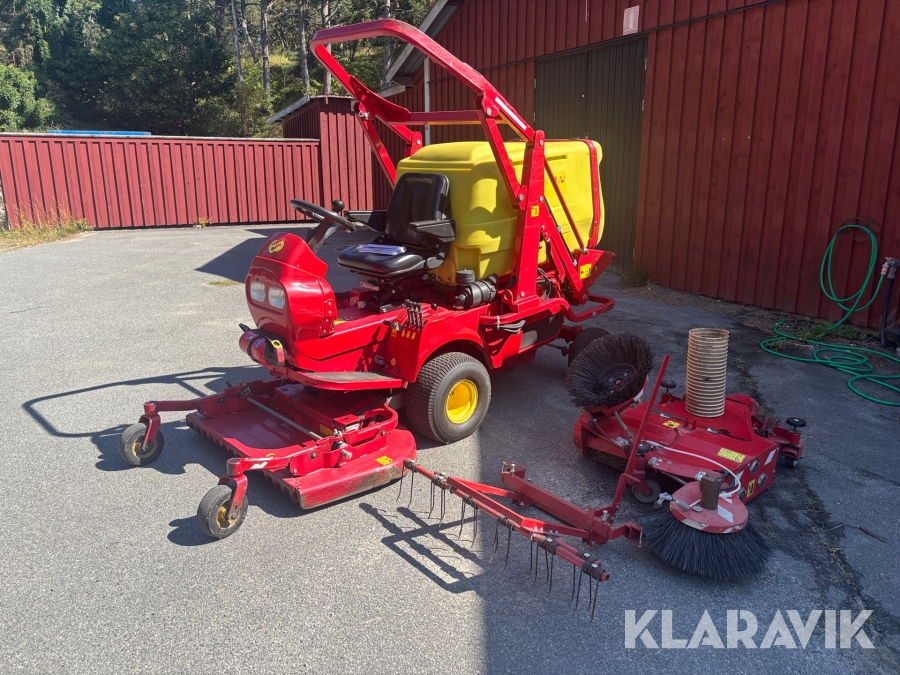 Åkgräsklippare Ferrari PG210D - Med höglyftande uppsamlare och redskap