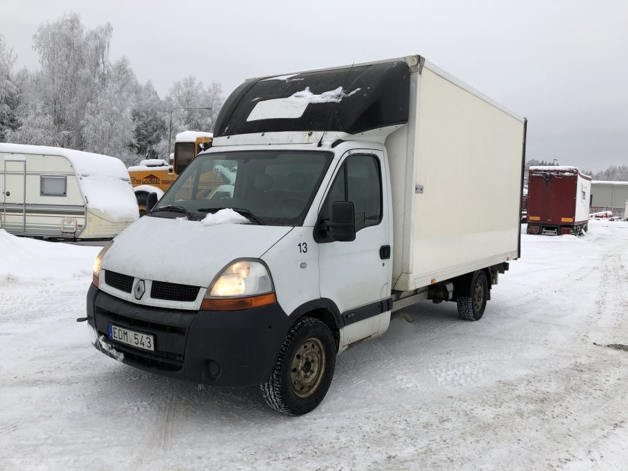 Skåpbil med bakgavellyft