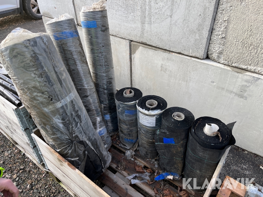 Fiberduk och markduk 7 rullar