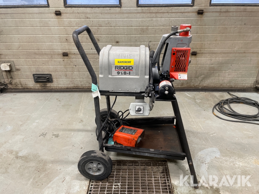 Rillmaskin Ridgid 9181, Svalöv, Klaravik auktioner
