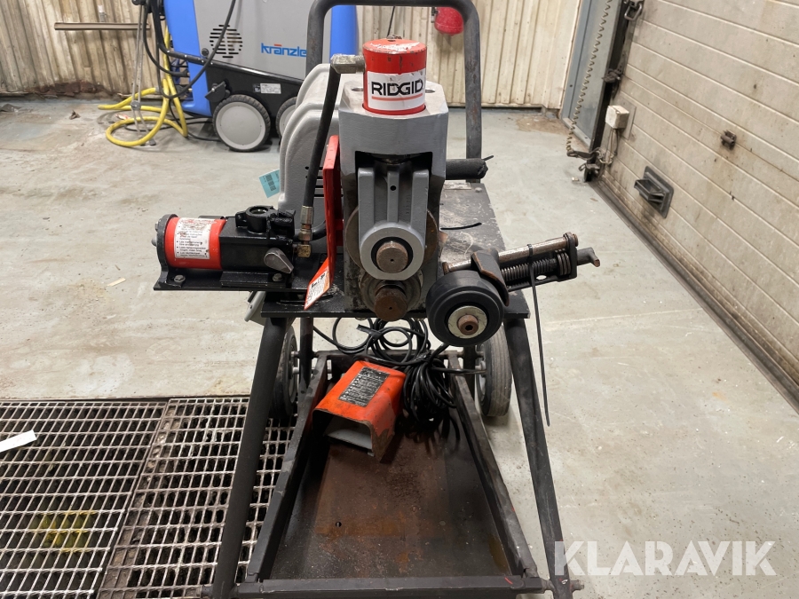 Rillmaskin Ridgid 9181, Svalöv, Klaravik auktioner