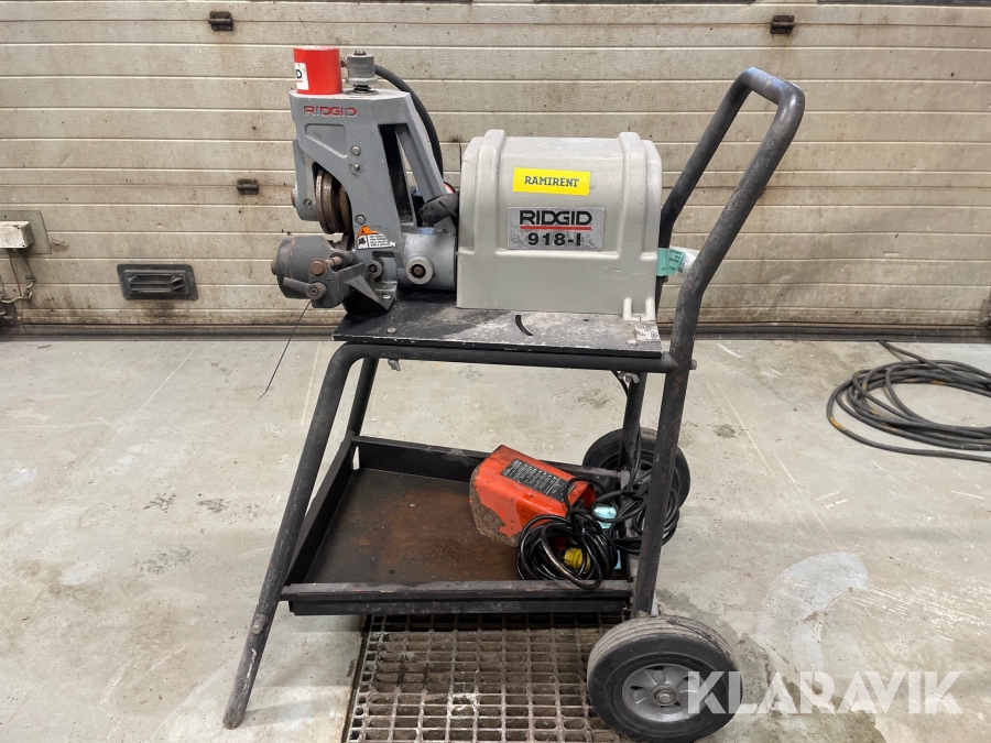 Rillmaskin Ridgid 9181, Svalöv, Klaravik auktioner