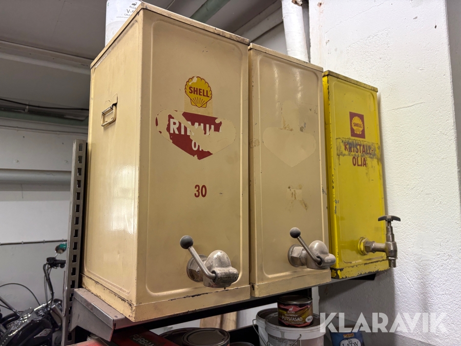 Oljebar Shell 3st delar