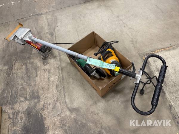 Diverse maskiner Soroto, Hikoki, JKA Maskin OMR.1220W.GA120, G13SBR, Handstripper