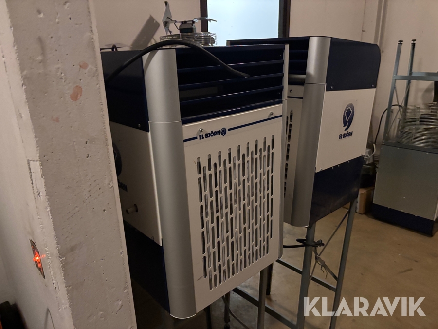 Torkrumsavfuktare El-Björn A 75 F/R med ställning 2st