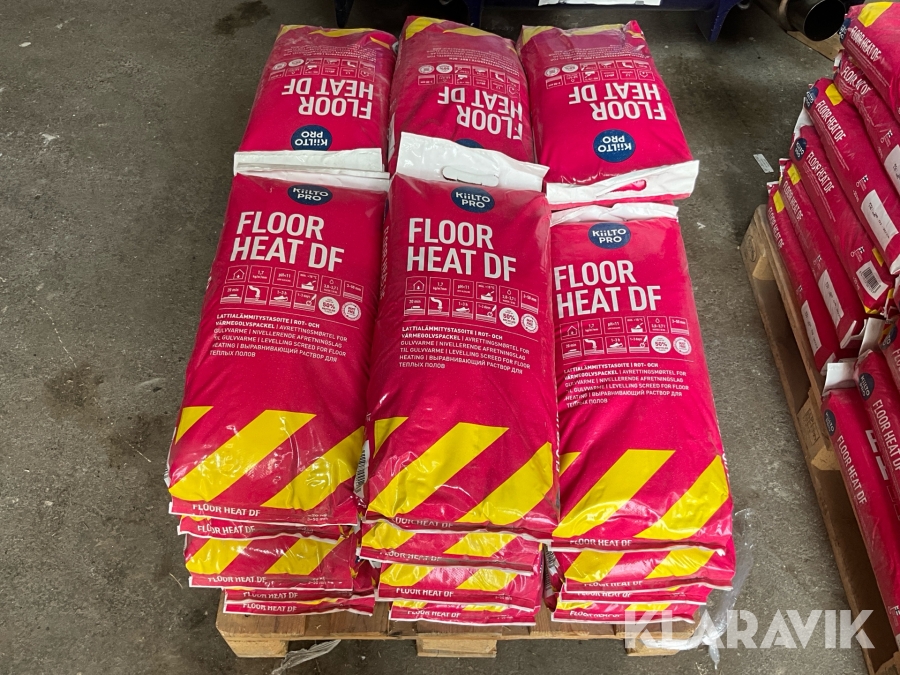 Värmegolvspackel Kiilto PRO 20kgx29st