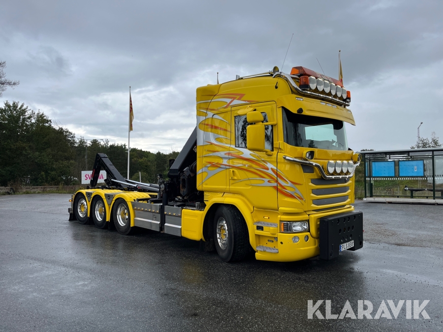 Kranväxlare Scania G450 8x4*4 3,9 ED120 med tillbehör