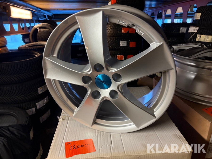 Fälgar Dezent TX silver 4st