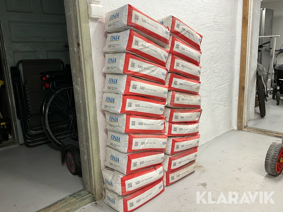 Spackel golv/Golvavjämning Finja 520 industri 20kg x 20st