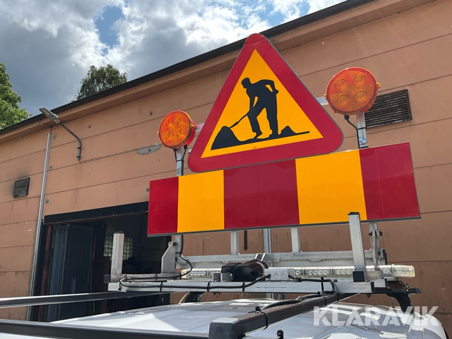 Vägarbetsskylt Provia