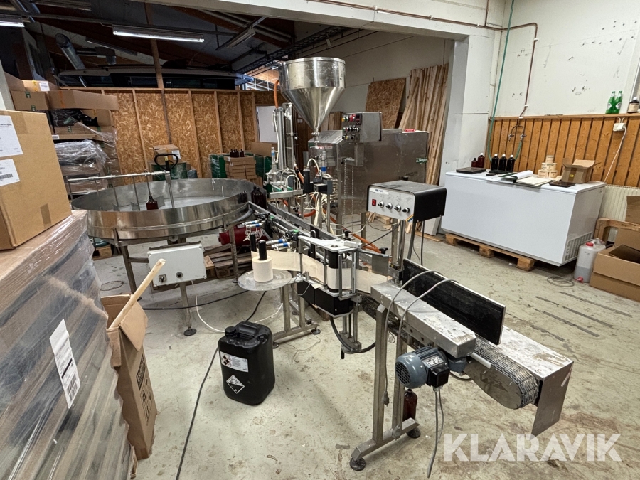 Tapp och buteljeringsmaskin Svensk Pumps System