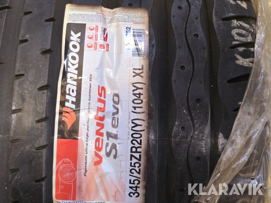 Däck Hankook Ventus S1 Evo 345/25R20 2st
