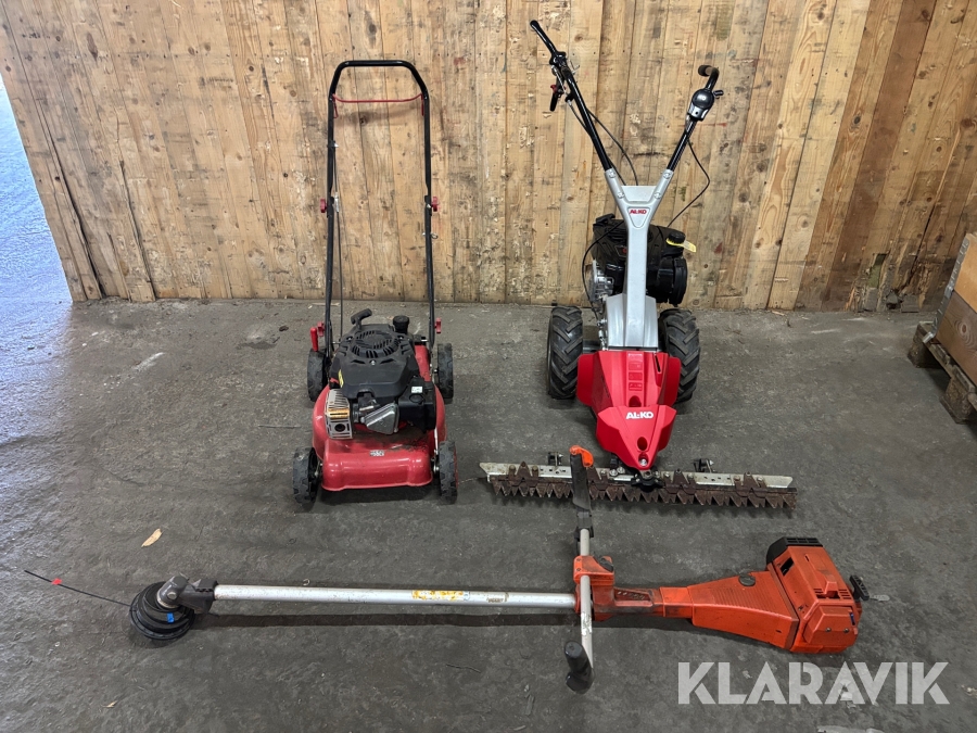 Trädgårdsmaskiner 3st