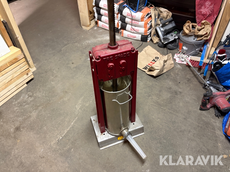 Korvstoppare Tre Spade 15kg Vertikal