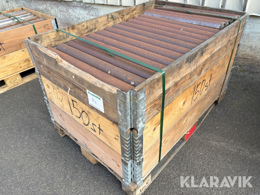 Rullar till transportbana 1st pall