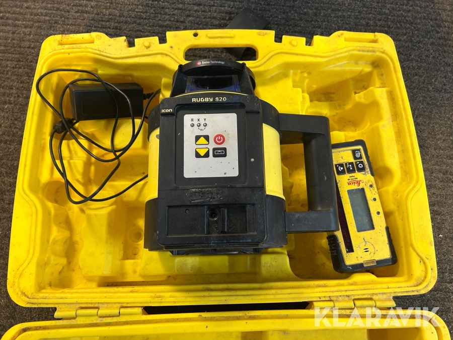 Planlaser Leica Rugby 820 med mottagare