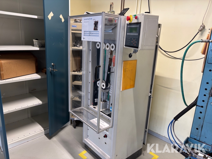 Testrigg Nevs för säkerhetsbälte