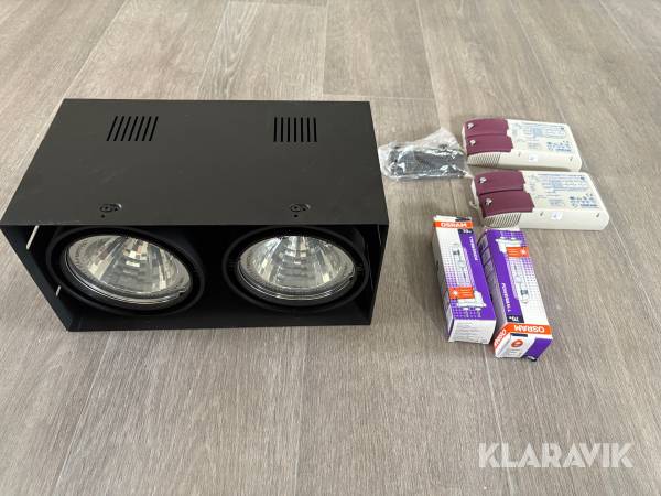 Halogenspotlight ALS trimless Downlight 2x70w