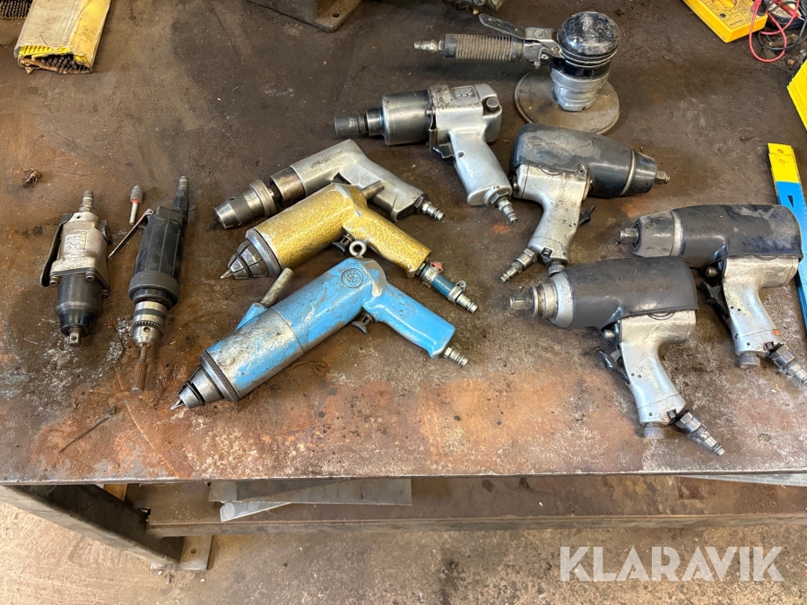 Parti med lufttrycksverktyg