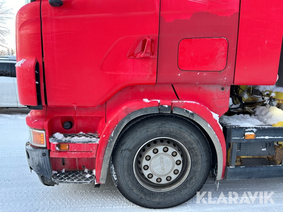 Lastväxlare Scania R500 med flak