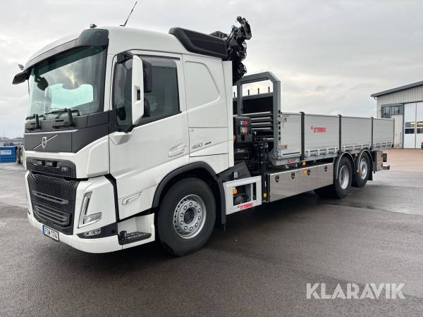 Kranbil Volvo FM460 Brädgårdsbil, låga mil