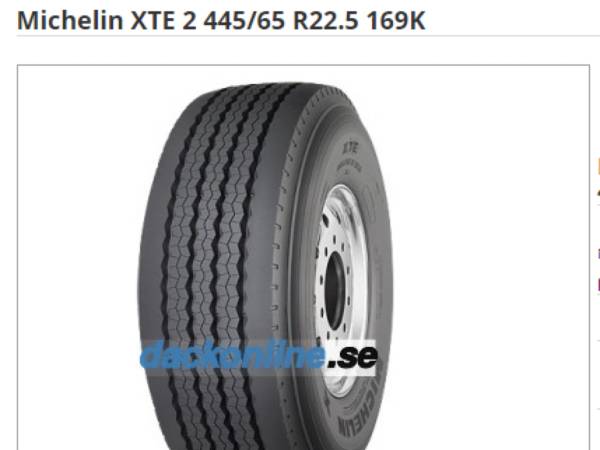 10 st nya däck Michelin XTE 2