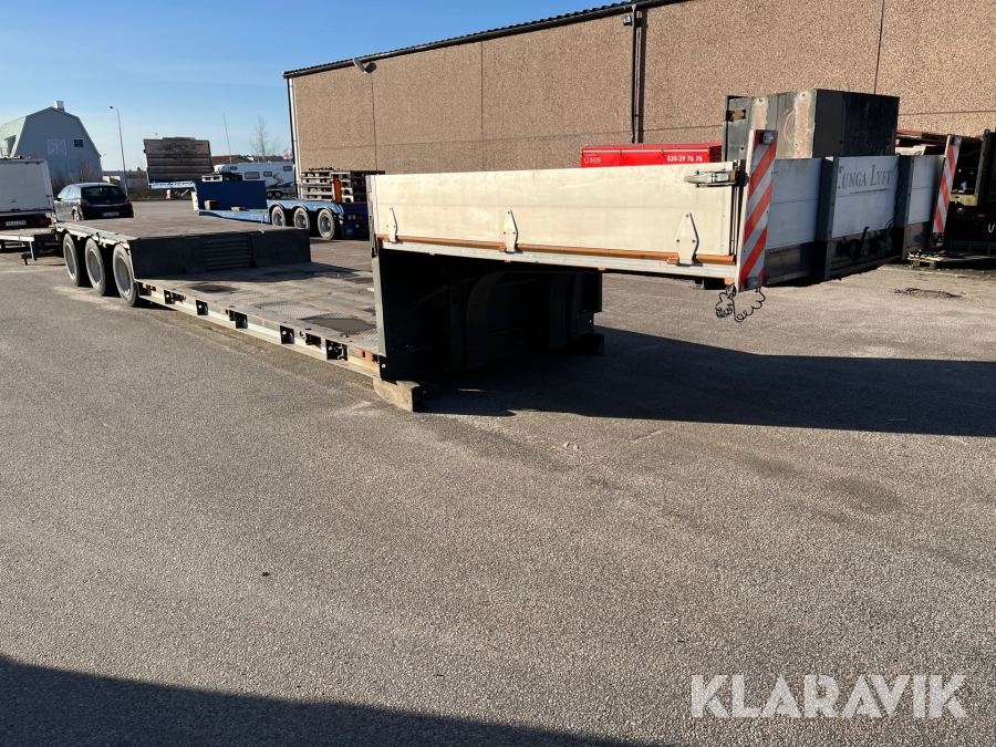 Lågbyggd trailer Flodaverken ST-195-24