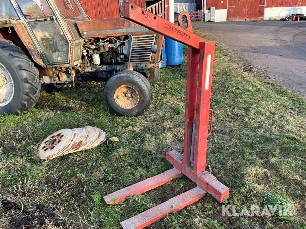 Lyft för kran Runeland 2500kg
