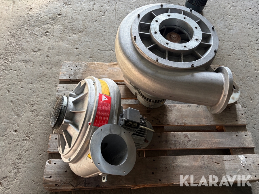 Fläkt  2 st Gardner Denver F-R25214OS