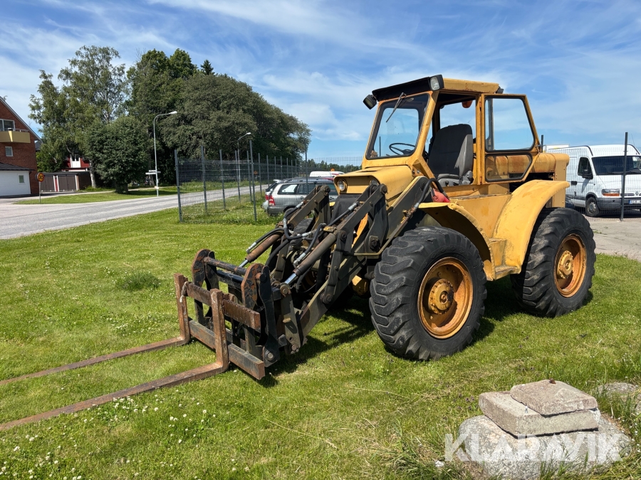 Hjullastare Case med pallgafflar