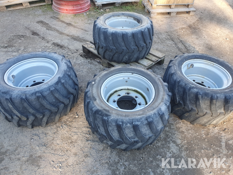 Grävmaskinshjul med fälg Eurogrip 500/45-20 4 st