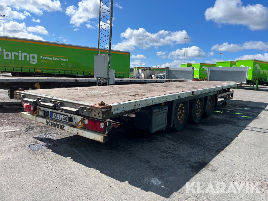 Flatbed/ containerchassi Schmitz S01 40-45 fot