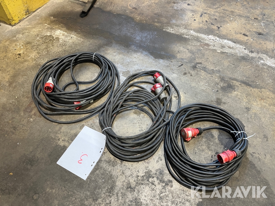 Parti med kablar 3 st  
