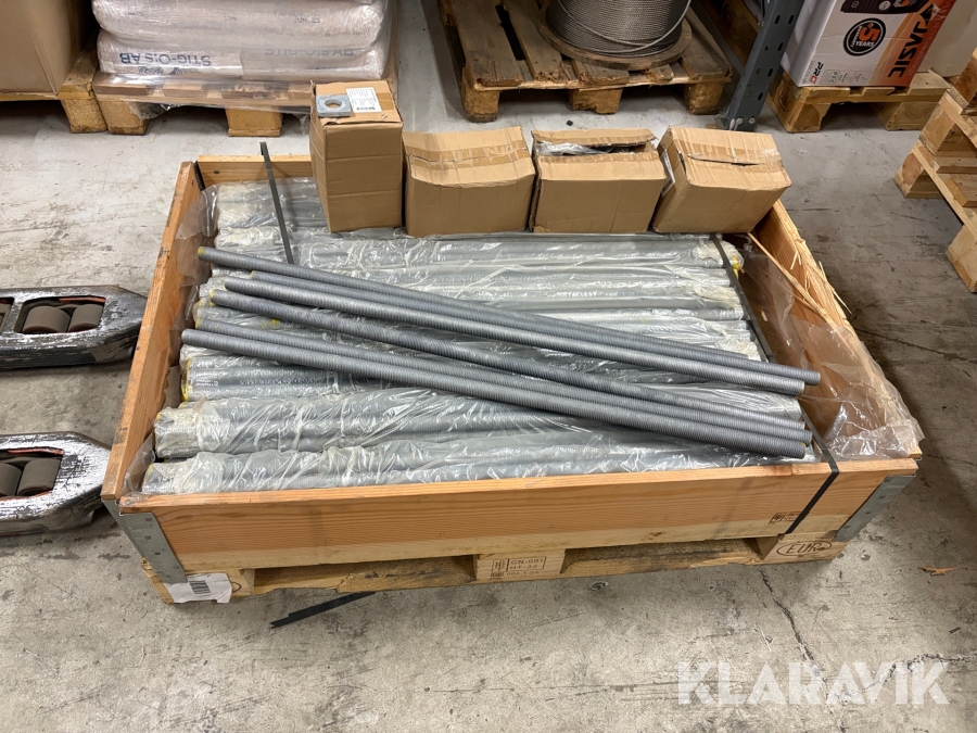 Gängstång M27 klass 8.8 FZW 100 styck