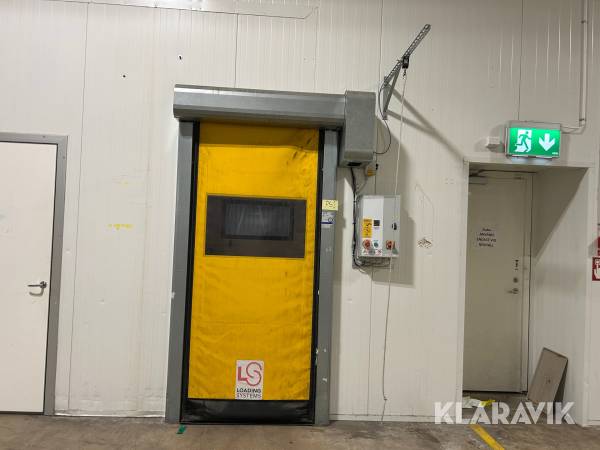 Snabbrullport Loadingsystem med luftridå